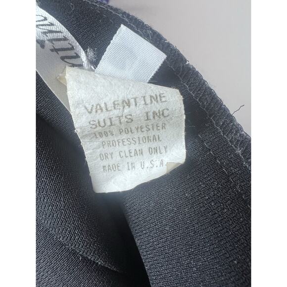 Be My Valentine Women's Tiered Pleated Black Skirt Size 4 Buttons - Picture 5 of 7